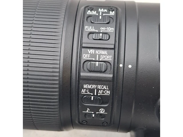 Camera lens, nikkon, af-s nikkor 600mm 1:4 fled vr - afbeelding 8 van  11