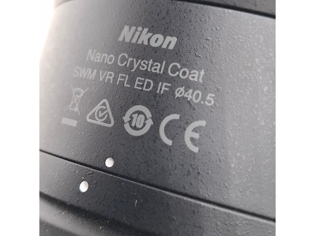 Camera lens, nikkon, af-s nikkor 600mm 1:4e fl ed vr - afbeelding 7 van  10