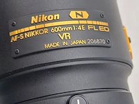 Camera lens, nikkon, af-s nikkor 600mm 1.4e fl ed vr - afbeelding 7 van  10