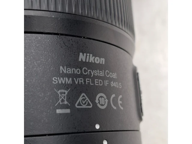 Camera lens, nikkon, af-s nikkor 600mm 1:4e fl ed vr - afbeelding 8 van  10