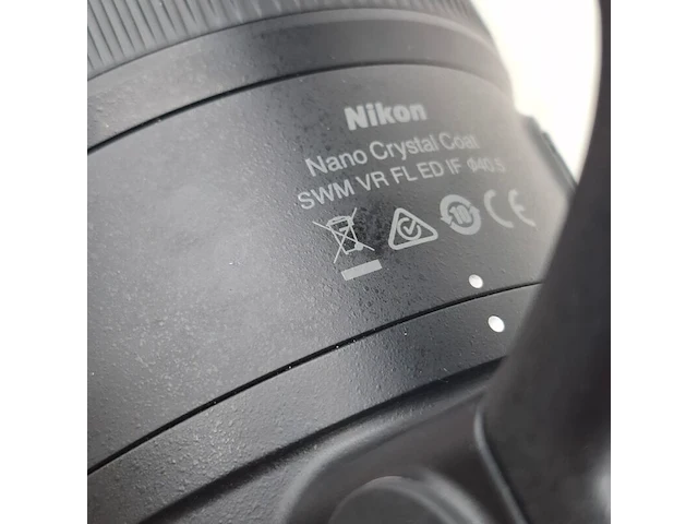 Camera lens, nikkon, af-s nikkor 600mm 1:4e fl ed vr - afbeelding 8 van  10