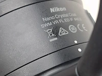 Camera lens, nikkon, af-s nikkor 600mm 1:4e fl ed vr - afbeelding 8 van  10