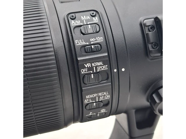 Camera lens, nikkon, af-s nikkor 600mm 1:4e fl ed vr - afbeelding 6 van  10
