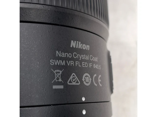 Camera lens, nikkon, af-s nikkor 600mm 1:4e fl ed vr - afbeelding 9 van  10