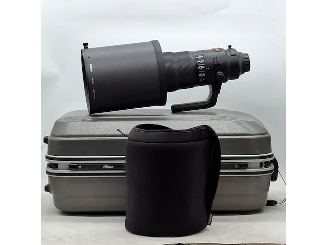 Camera lens, nikkon, af-s nikkor 600mm 1:4e fl ed vr - afbeelding 1 van  10