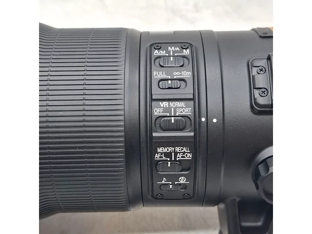 Camera lens, nikkon, af-s nikkor 600mm 1:4e fl ed vr - afbeelding 5 van  10