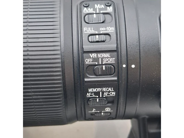 Camera lens, nikkon, af-s nikkor 600mm 1:4e fl ed vr - afbeelding 5 van  10