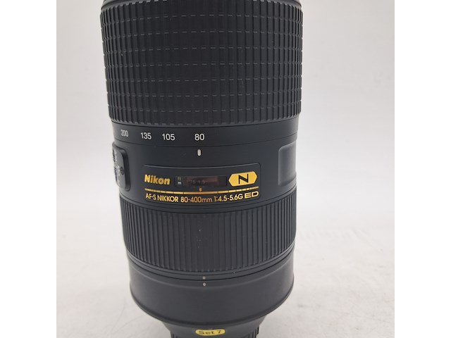 Camera lens, nikon, af-s 80-400 1:4.5-5.6g ed - afbeelding 3 van  6