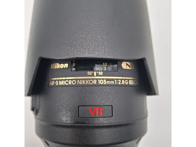 Camera lens, nikon, af-s micro nikkor 105mm 1:2.8g ed vr - afbeelding 5 van  8