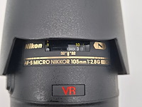 Camera lens, nikon, af-s micro nikkor 105mm 1:2.8g ed vr - afbeelding 5 van  8