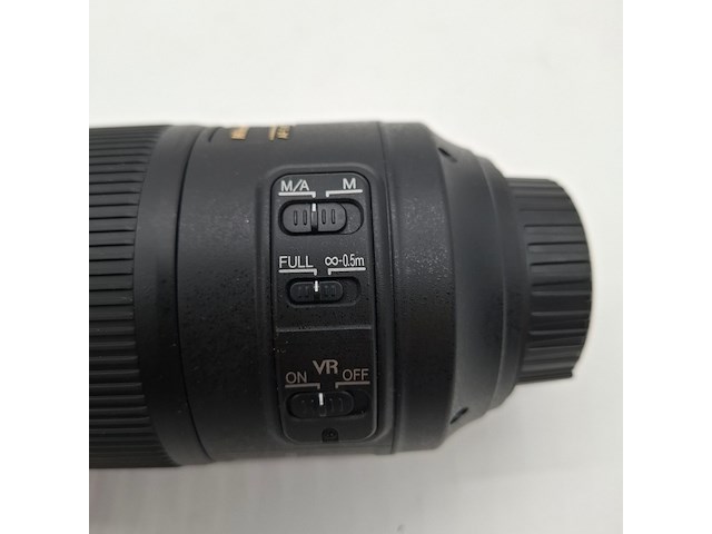 Camera lens, nikon, af-s micro nikkor 105mm 1:2.8g ed vr - afbeelding 6 van  8