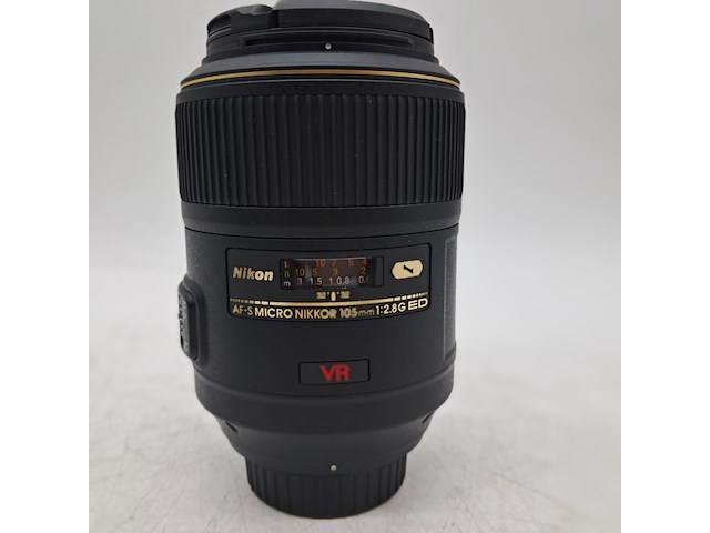 Camera lens, nikon, af-s micro nikkor 105mm 1:2.8g ed - afbeelding 3 van  5