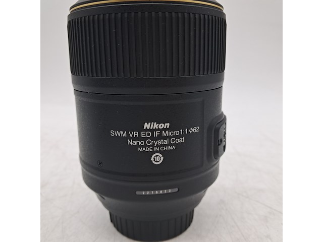 Camera lens, nikon, af-s micro nikkor 105mm 1:2.8g ed - afbeelding 5 van  5
