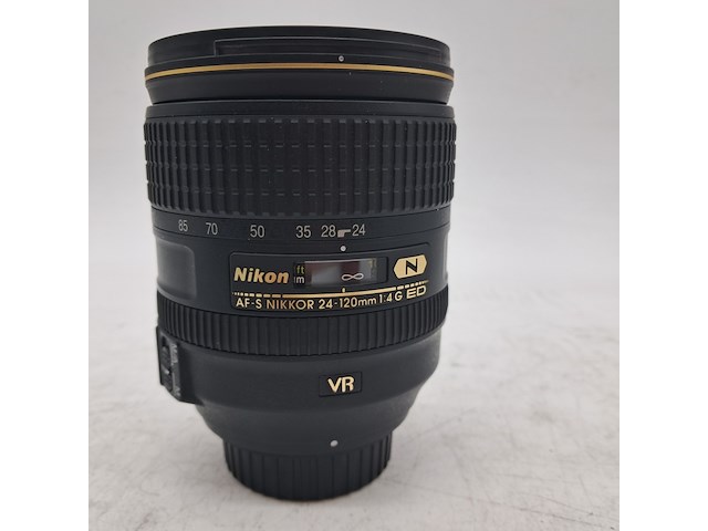 Camera lens, nikon, af-s nikkor 24-120mm 1:4 g ed - afbeelding 3 van  6