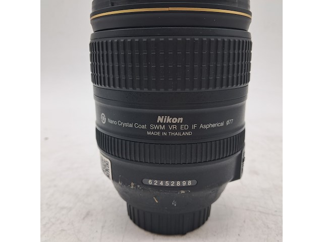 Camera lens, nikon, af-s nikkor 24-120mm 1:4 g ed - afbeelding 5 van  6