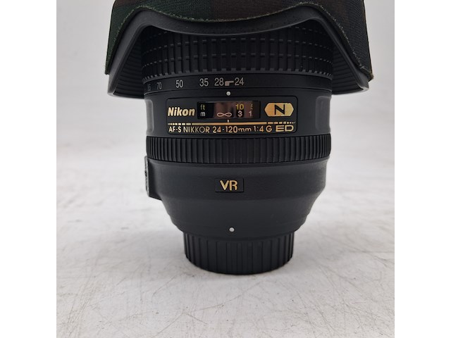 Camera lens, nikon, af-s nikkor 24-120mm 1:4g ed vr - afbeelding 2 van  5