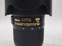 Camera lens, nikon, af-s nikkor 24-70mm 1:2.8e ed - afbeelding 3 van  8