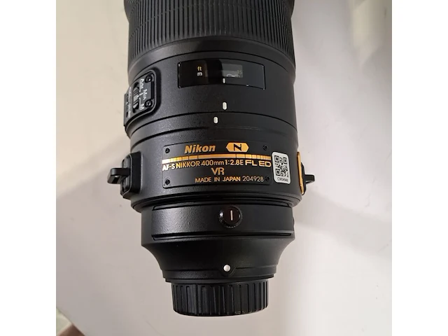 Camera lens, nikon, af-s nikkor 400mm 1:2.8e fl ed vr - afbeelding 13 van  13