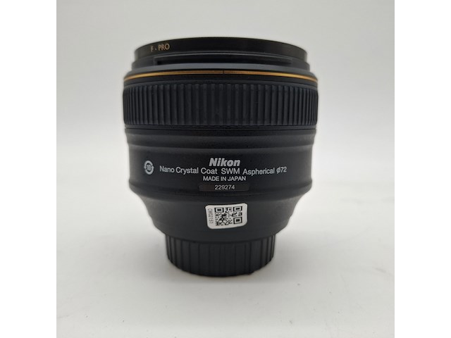 Camera lens, nikon, af-s nikkor 58mm 1:1.4g - afbeelding 4 van  7