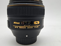 Camera lens, nikon, af-s nikkor 58mm 1:1.4g - afbeelding 5 van  7