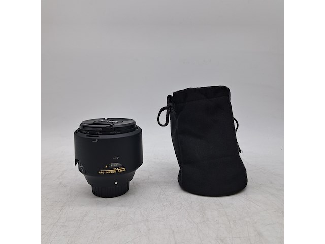 Camera lens, nikon, af-s nikkor 58mm 1:1.4g - afbeelding 1 van  5