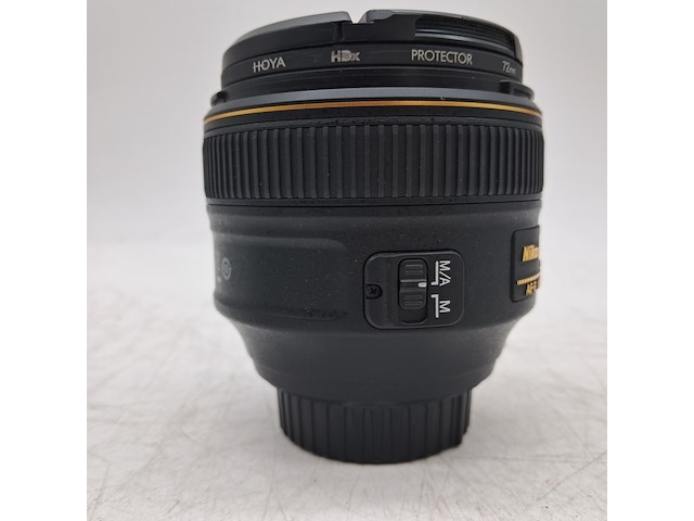 Camera lens, nikon, af-s nikkor 58mm 1:1.4g - afbeelding 4 van  5