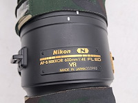 Camera lens, nikon, af-s nikkor 600mm 1:4e fl ed vr - afbeelding 4 van  9