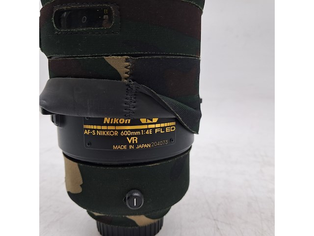 Camera lens, nikon, af-s nikkor 600mm 1:4e fl ed vr - afbeelding 3 van  10