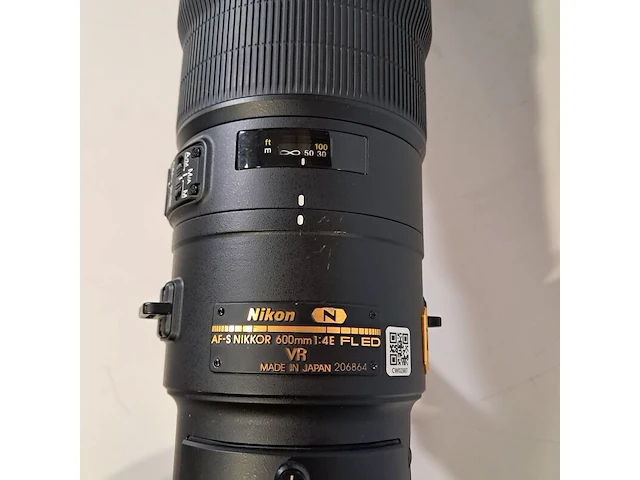 Camera lens, nikon, af-s nikkor 600mm 1:4e fl ed vr - afbeelding 5 van  9