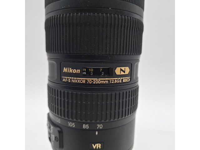 Camera lens, nikon, af-s nikkor 70-200mm 1:2.8 g ii ed vr - afbeelding 4 van  6