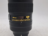 Camera lens, nikon, af-s nikkor 70-200mm 1:2.8e fl ed - afbeelding 10 van  11