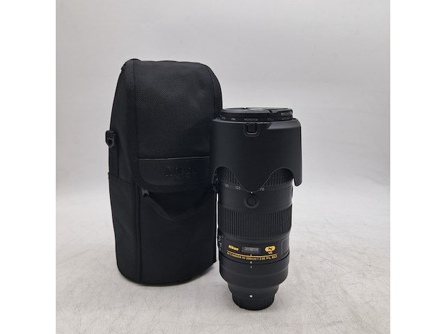 Camera lens, nikon, af-s nikkor 70-200mm 1:2.8e fl ed - afbeelding 1 van  6