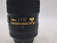 Camera lens, nikon, af-s nikkor 70-200mm 1:2.8e fl ed - afbeelding 3 van  6