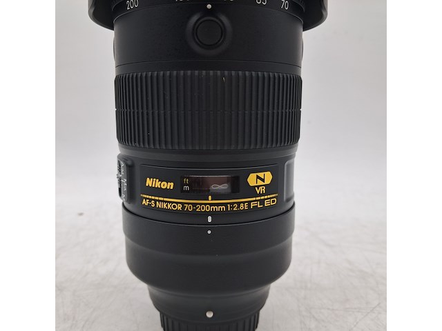 Camera lens, nikon, af-s nikkor 70-200mm 1:2.8e fl ed - afbeelding 3 van  6
