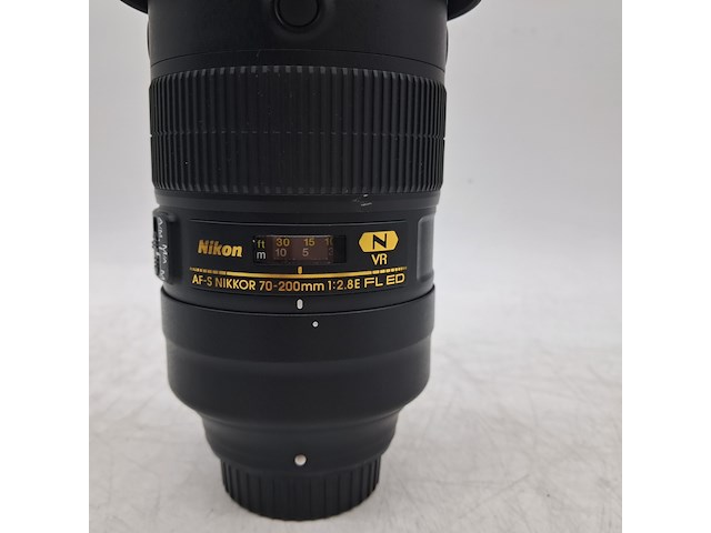 Camera lens, nikon, af-s nikkor 70-200mm 1:2.8e fl ed - afbeelding 3 van  6