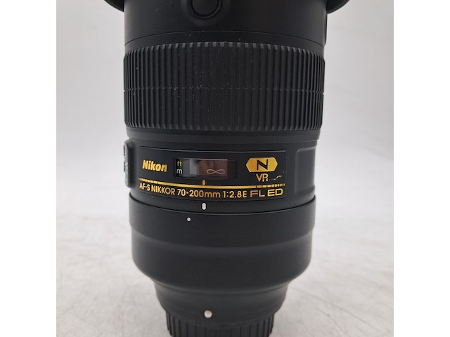 Camera lens, nikon, af-s nikkor 70-200mm 1:2.8e fl ed - afbeelding 3 van  5