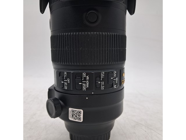 Camera lens, nikon, af-s nikkor 70-200mm 1:2.8e fl ed - afbeelding 4 van  5