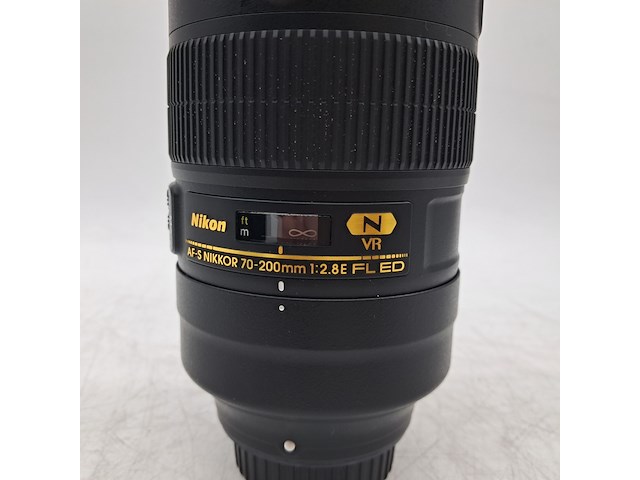 Camera lens, nikon, af-s nikkor 70-200mm 1:2.8e fl ed - afbeelding 3 van  6