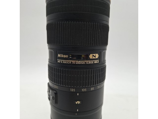 Camera lens, nikon, af-s nikkor 70-200mm 1:2.8g ii ed vr - afbeelding 4 van  6