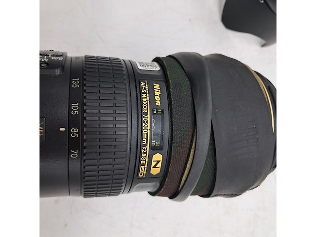 Camera lens, nikon, af-s nikkor 70-200mm 1:2.8gii ed vr - afbeelding 5 van  6
