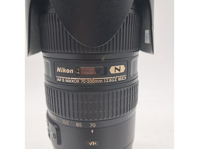 Camera lens, nikon, af-s nikkor 70-200mm 1:2.8gii ed - afbeelding 4 van  8