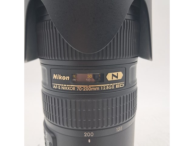 Camera lens, nikon, af-s nikkor 70-200mm 1:2.8gii ed - afbeelding 3 van  7