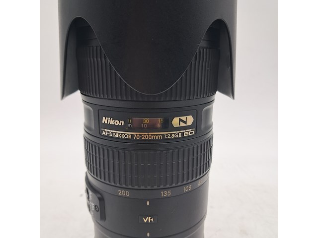 Camera lens, nikon, af-s nikkor 70-200mm 1:2.8gii ed - afbeelding 3 van  7