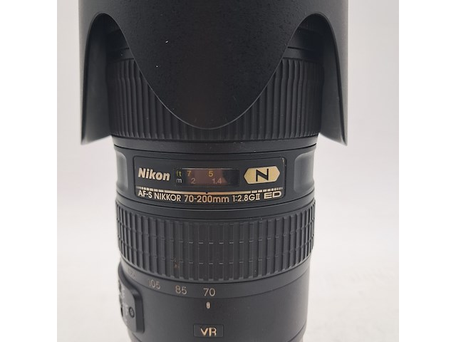 Camera lens, nikon, af-s nikkor 70-200mm 1:2.8gii ed - afbeelding 3 van  7