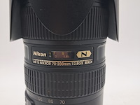 Camera lens, nikon, af-s nikkor 70-200mm 1:2.8gii ed - afbeelding 3 van  7