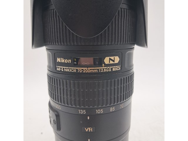 Camera lens, nikon, af-s nikkor 70-200mm 1:2.8gii ed - afbeelding 3 van  7