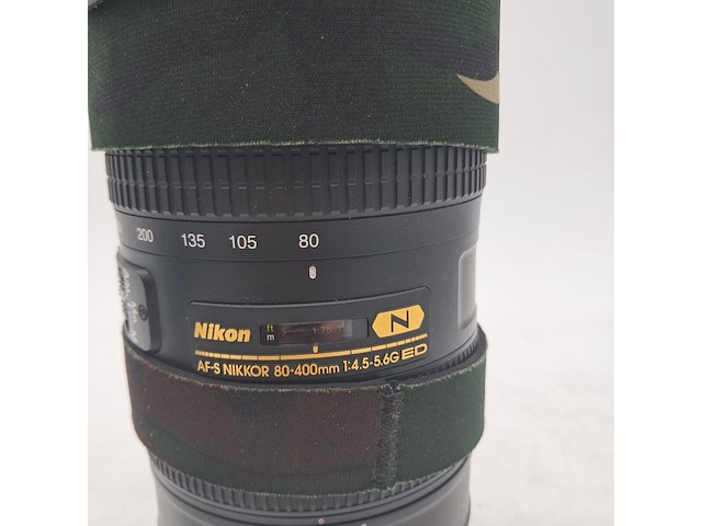 Camera lens, nikon, af-s nikkor 80-400 1:4.5-5.6g ed - afbeelding 3 van  7