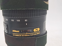 Camera lens, nikon, af-s nikkor 80-400 1:4.5-5.6g ed - afbeelding 3 van  7