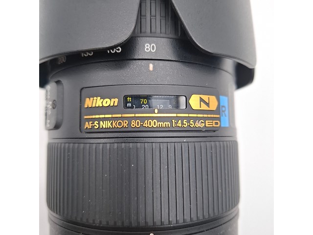 Camera lens, nikon, af-s nikkor 80-400mm 1:4.5-5.6g ed vr - afbeelding 5 van  7