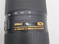 Camera lens, nikon, af-s nikkor 80-400mm 1:4.5-5.6g ed vr - afbeelding 6 van  9